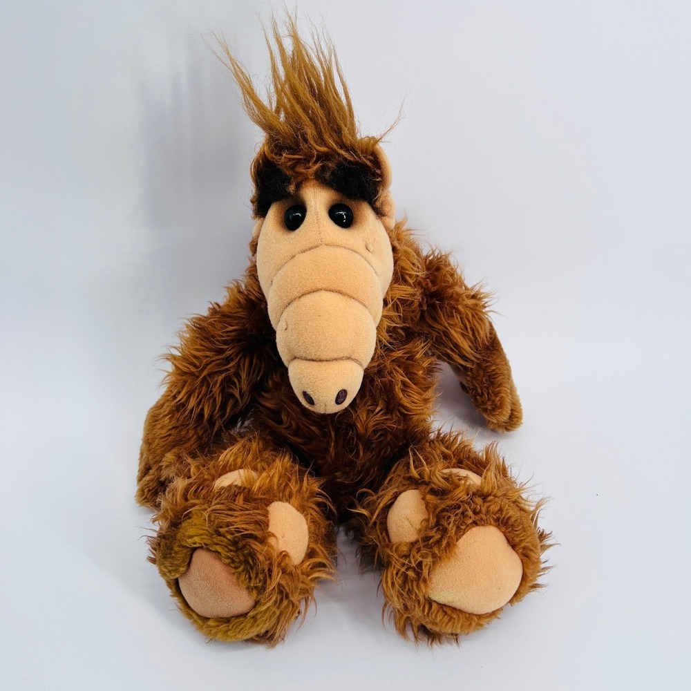 Vintage 1986 ALF 18" Plush Doll Coleco Alien Productions Stuffed Plush Animal
